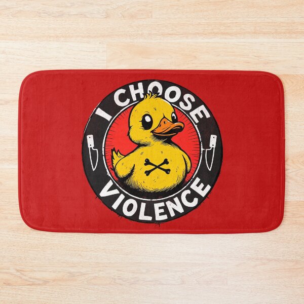 Item preview, I choose violence - Funny duck designed and sold by AwesomeBeyondLimits.