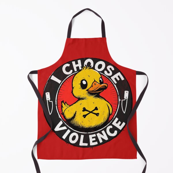 Item preview, I choose violence - Funny duck designed and sold by AwesomeBeyondLimits.