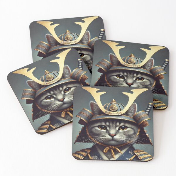 Item preview, Feudal Japan Era Cats  designed and sold by Renaissance-Cat.