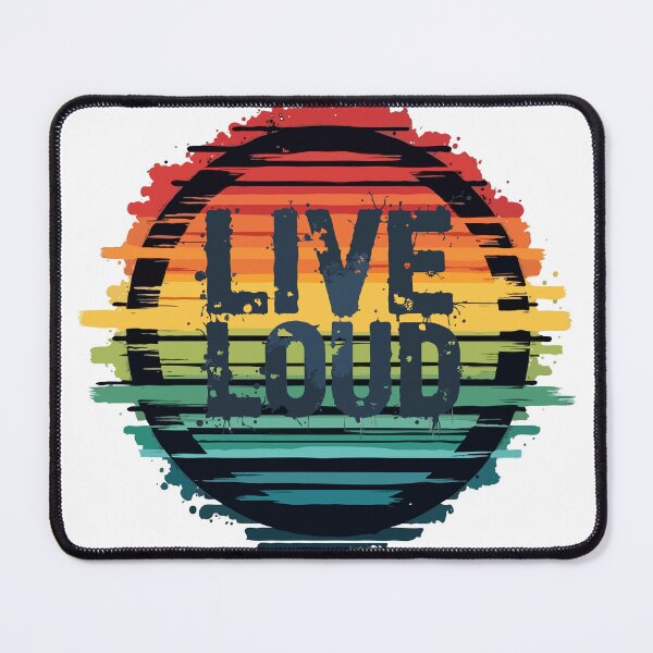 Item preview, Live Loud vintage retro design, artwork, live loud, designed and sold by X-ecute.