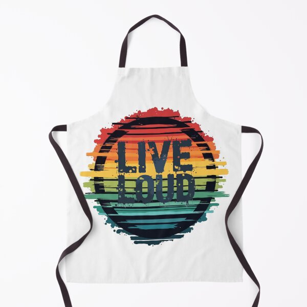 Item preview, Live Loud vintage retro design, artwork, live loud, designed and sold by X-ecute.
