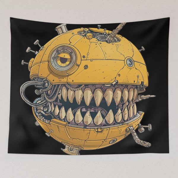 Item preview, Yellow robot beholder 4 designed and sold by obstinator.