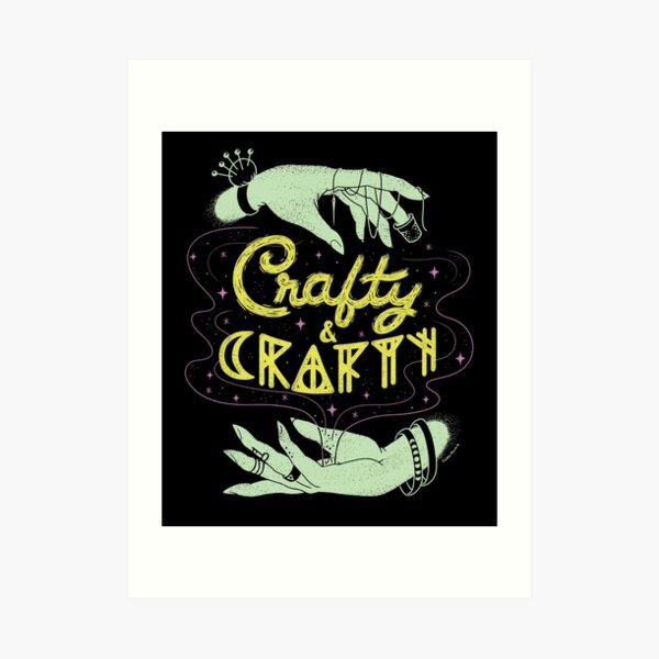 Crafty & Crafty Art Print
