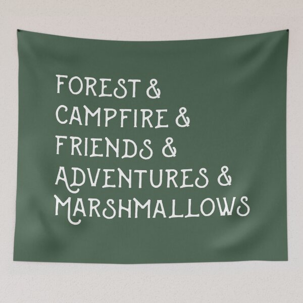 Item preview,  Camping is awesome: list designed and sold by ADHD.