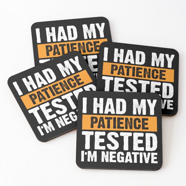 Item preview, Patience Tested – I’m Negative designed and sold by Aredbox.