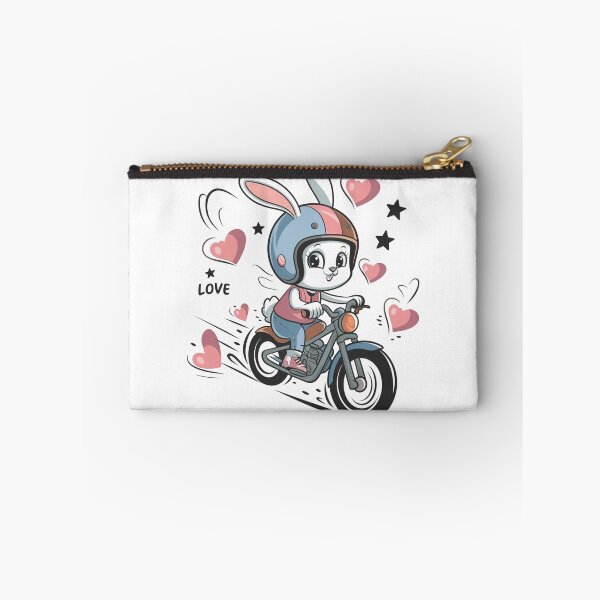 Item preview, Follow The White Rabbit Motorabbit Bunny Hare Follow Me Motogirl Motorcycle Girl Rabbit With Helmet designed and sold by Cr320.