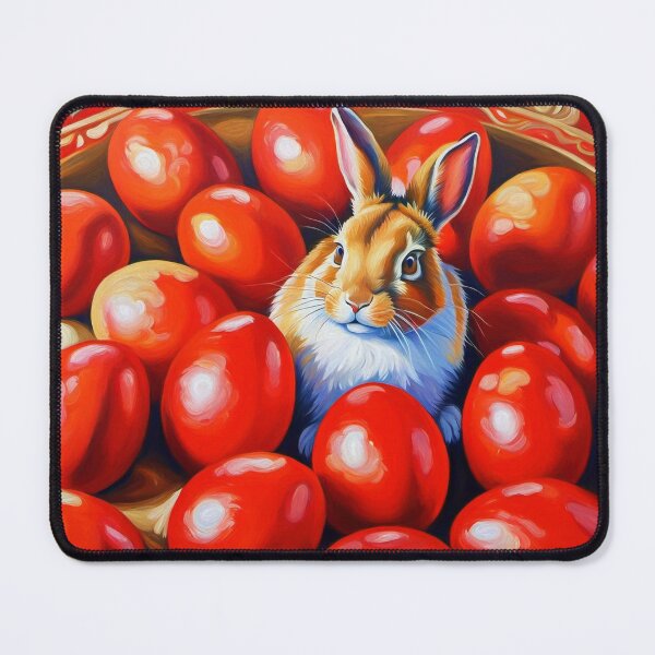Item preview, Bunny In the Mist Of Red Eggs- Orthodox Easter designed and sold by daphsam.