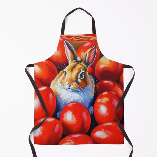 Item preview, Bunny In the Mist Of Red Eggs- Orthodox Easter designed and sold by daphsam.