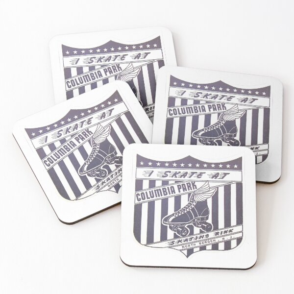 Item preview, Columbia Park Skating Rink North Bergen New Jersey Roller Skating Rink Sticker Decal Label designed and sold by tislord.