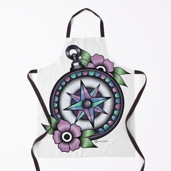 Item preview, Compass Classic tattoo design designed and sold by The-AWC.