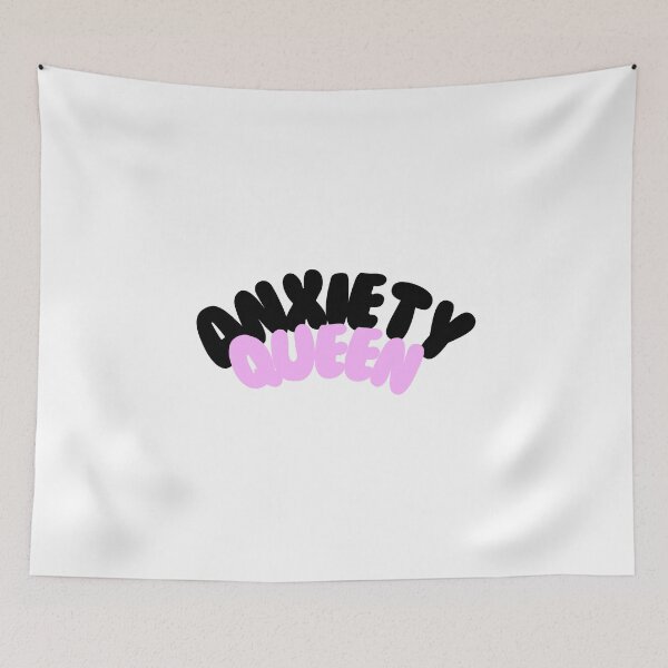 Item preview, Anxiety Queen, Negro Y Rosa. designed and sold by TalitaArte.