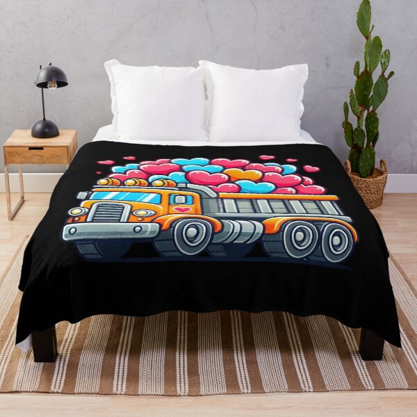 Item preview, Construction truck valentines designed and sold by Mateusz Majcherek.