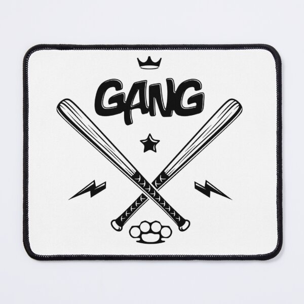 Item preview, Gang Symbol Crossed Baseball Bats designed and sold by teemix.