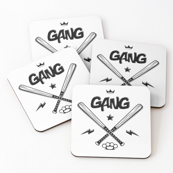 Item preview, Gang Symbol Crossed Baseball Bats designed and sold by teemix.