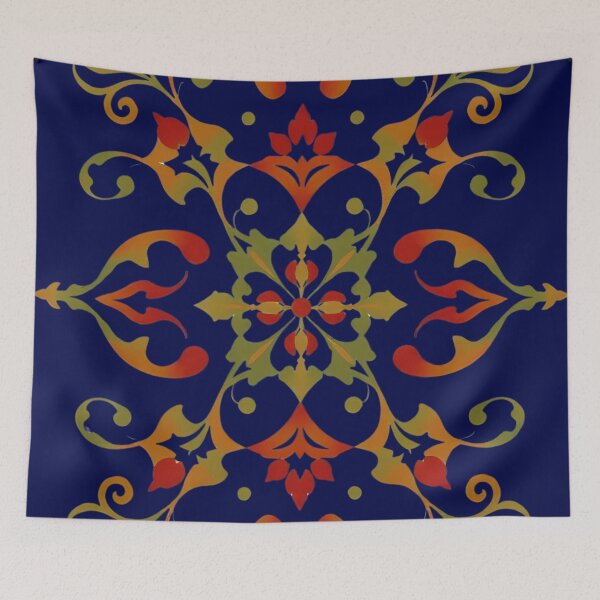 Item preview, Flower, Leaves And Spying Geometric Symmetrical designed and sold by Ciervo Primavera.
