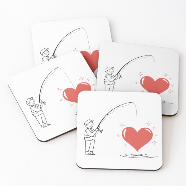 Item preview, Fisherman Fish Love Valentine  designed and sold by ladyindigital.