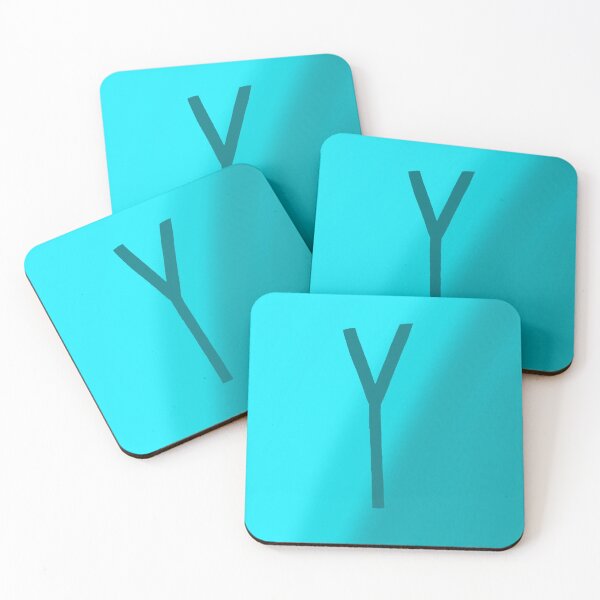 Item preview, Teal Y with Gradient Background designed and sold by MusicQueen17.