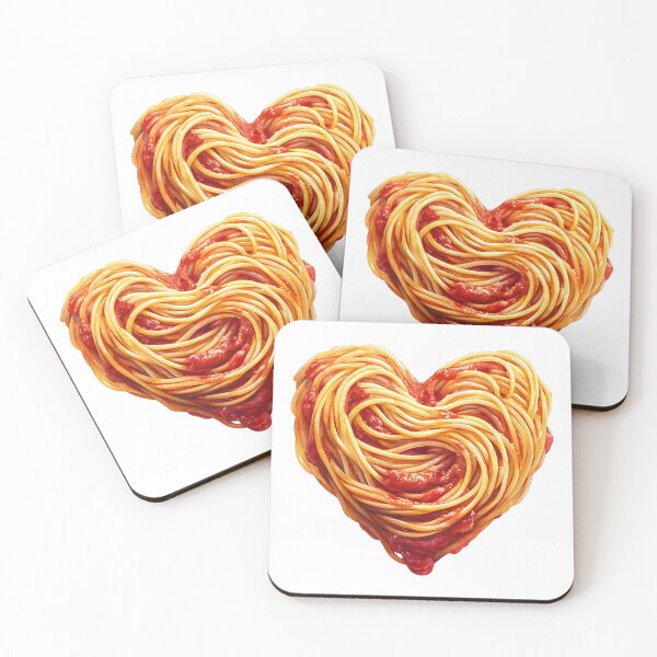 Item preview, Heart-shaped Spaghetti Marinara  designed and sold by DigitalToast.