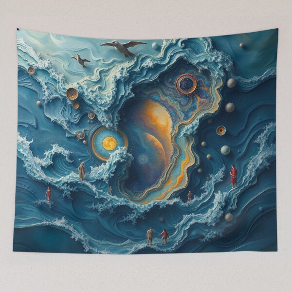 Item preview, Aquatic Parallel Universes designed and sold by 0penvimark.