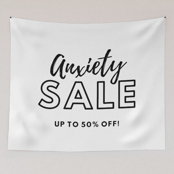 Item preview, Anxiety Sale Up To 50% Off! designed and sold by TalitaArte.
