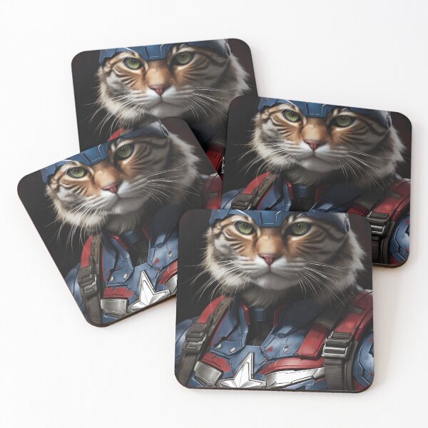 Item preview, Captain Ameri-Cat! designed and sold by LEVI SALVIAN JANITRA.