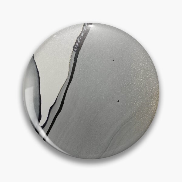 Item preview, Abstract Fluid Gray and Gold Art designed and sold by BONBcreative.