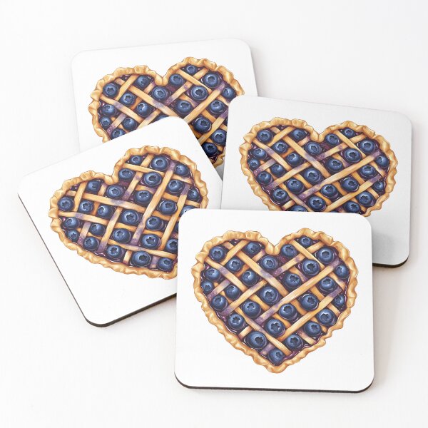 Item preview, Heart-shaped Blueberry Pie designed and sold by DigitalToast.