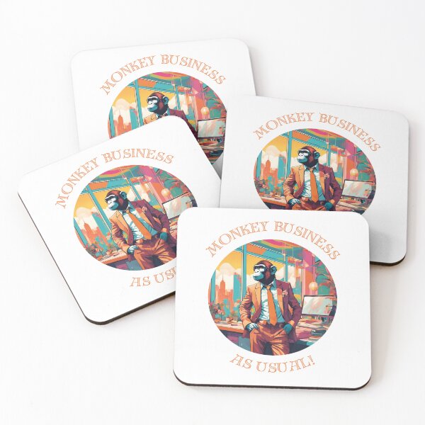 Item preview, Monkey business, as usual! designed and sold by NicMacTees.