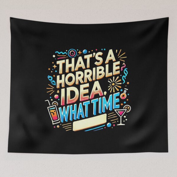 Item preview, that's a horrible idea what time t-shirt designed and sold by Mateusz Majcherek.