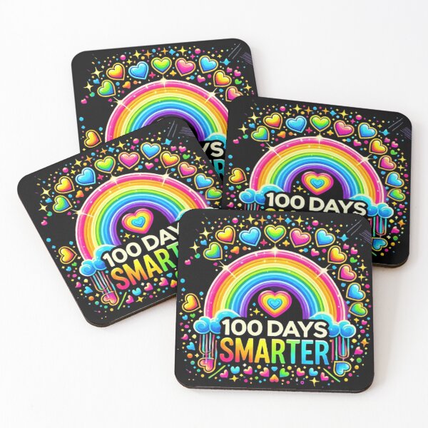 Item preview, 100th Day Of School Teacher 100 Days Smarter Rainbow  designed and sold by SztylishDesigns.