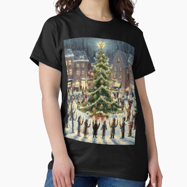 Artikel-Vorschau von Weihnachtsbaumbeleuchtung auf dem Stadtplatz, designt und verkauft von McVrax.