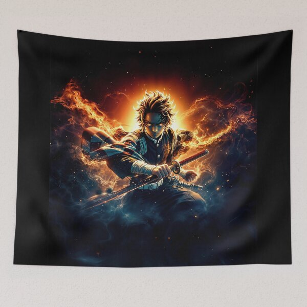 Item preview, Tanjiro's Fiery Determination designed and sold by saibot2004.