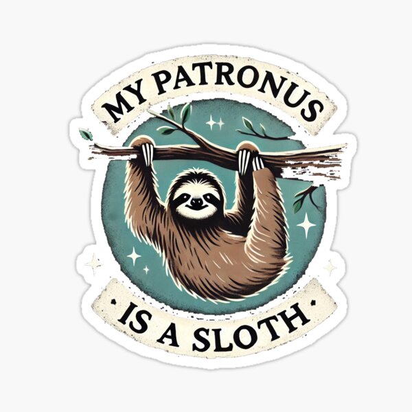 My Patronus is a Sloth Sticker