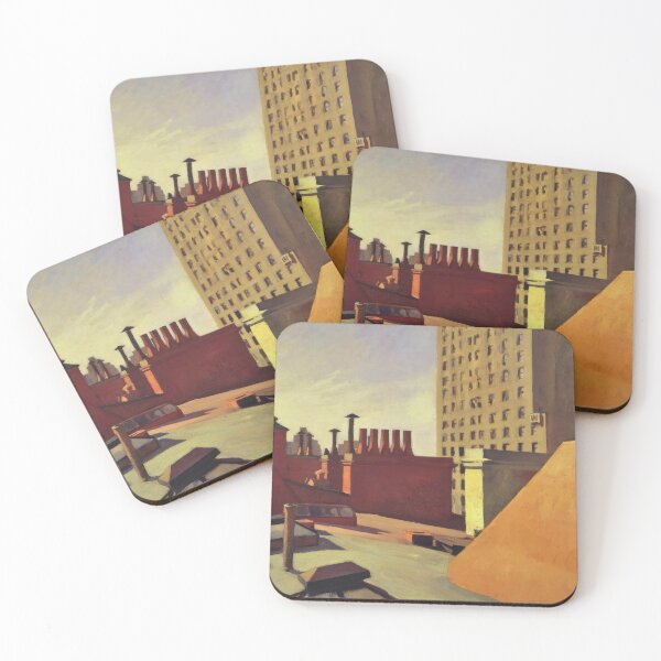 Item preview, Edward Hopper - City Roofs 1932 designed and sold by irynaartbyim.