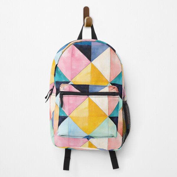 Item preview, Geometric pastel diamonds in watercolor look designed and sold by MindKunst.