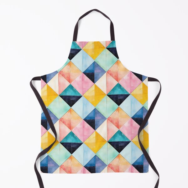 Item preview, Geometric pastel diamonds in watercolor look designed and sold by MindKunst.