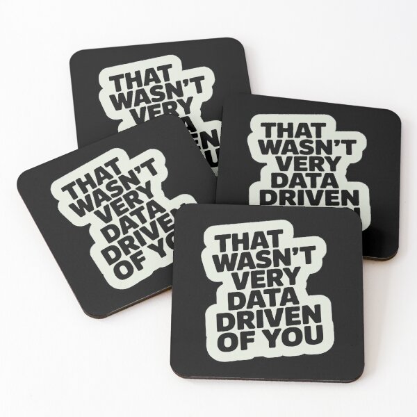 Item preview, Funny Data Science Quote Sticker | Analytics Humor for Tech Nerds designed and sold by Psycho-Crazy.