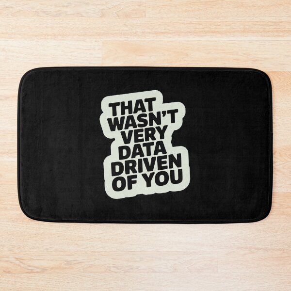 Item preview, Funny Data Science Quote Sticker | Analytics Humor for Tech Nerds designed and sold by Psycho-Crazy.