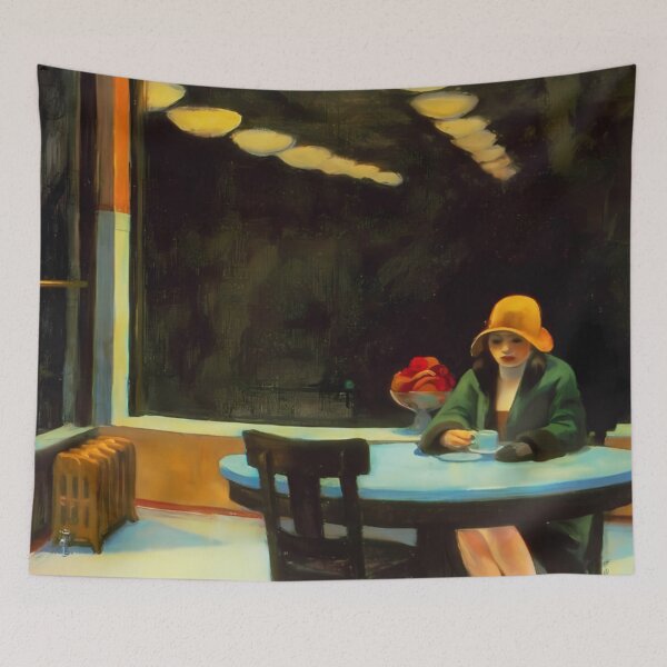 Item preview, Edward Hopper - Automat designed and sold by irynaartbyim.