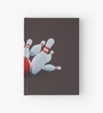 Bolos, bolera, juego Hardcover Journal