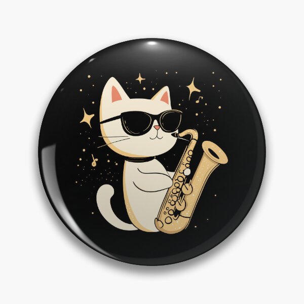 Item preview, Saxophone Cat designed and sold by YalenArt.