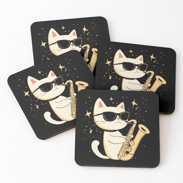 Item preview, Saxophone Cat designed and sold by YalenArt.