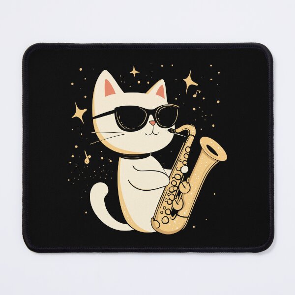 Item preview, Saxophone Cat designed and sold by YalenArt.