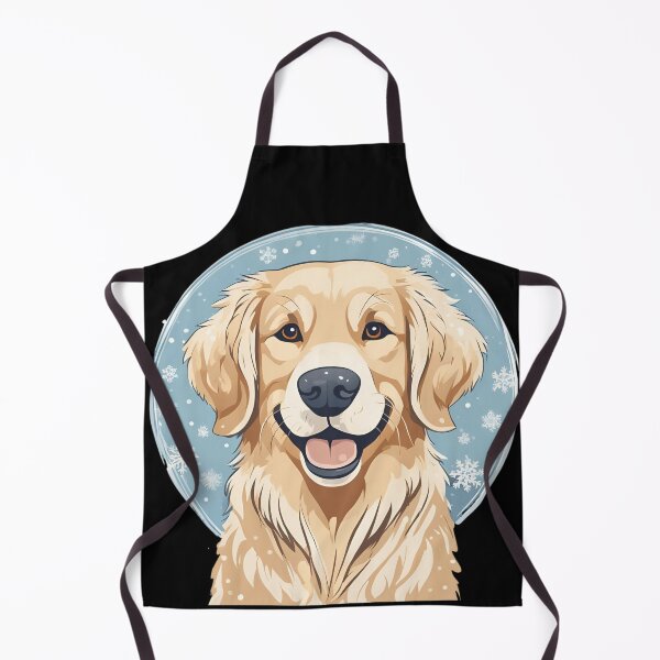 Item preview, Winter Theme Golden Retriever cute dog designed and sold by Golden-Heaven.