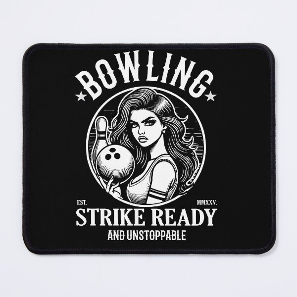 Item preview, Bowling Strike Ready and Unstoppable – Cool design with the bowler designed and sold by RetroMaritalArt.