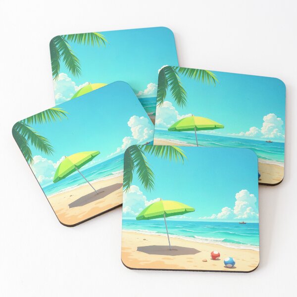 Item preview, Beach Paradise – Tropical Summer Relaxation Scene designed and sold by Collision19.