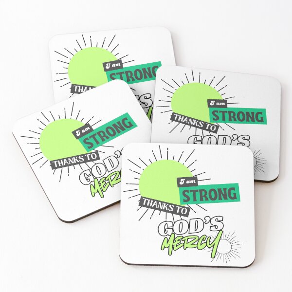 Item preview, I am STRONG thanks to God's Mercy designed and sold by iphie-josanto.