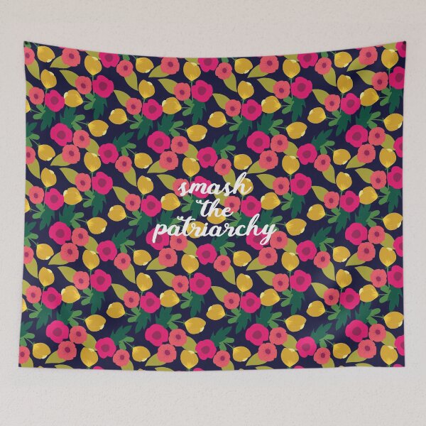 Item preview, Smash the Patriarchy Floral designed and sold by sszampetti.