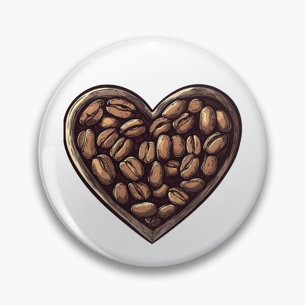 Item preview, Heart-shaped Coffee Beans designed and sold by DigitalToast.