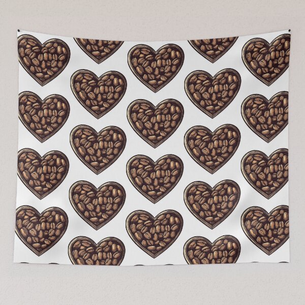 Item preview, Heart-shaped Coffee Beans designed and sold by DigitalToast.